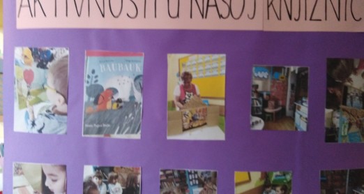Sudjelovanje u projektu naša mala knjižnica kao dio projekta Za/ voljeti čitanje