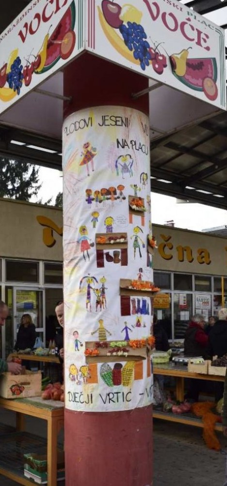 SUDJELOVANJE NA LIKOVNOM NATJEČAJU : VU VARAŽDINU NA PLACU